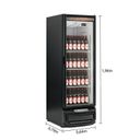 Ver imagem 2 de Cervejeira 570 Litros Frost Free Porta Vidro GCB-57 V PR Gelopar Preta 127v