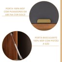 Ver imagem 7 de Cozinha Modulada 9 Peças Elena em MDF Cinamomo e Titanium
