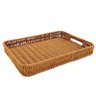 Bandeja Organizadora Retangular Vime Servir Café Temperos:marrom Claro - 1