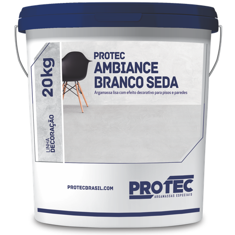 Cimento Queimado Ambiance 20kg Branco Seda