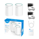 Ver imagem 4 de Kit 2x Roteador Wi-fi Mesh Ac1200 Cobertura 300m² M1300