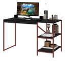 Ver imagem 1 de Escrivaninha Home Slim Preto - Moveisaqui