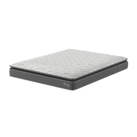 Colchão Queen Classic 20X 198X 158cm Branco/Cinza Montreal