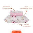 Ver imagem 3 de Jogo de Cama Solteiro Duplo 3 Peças Sultan Realce Premium Cloe