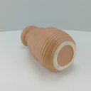 Ver imagem 3 de Vaso Decorativo Enfeite Planta Aparador Cerâmica 23x14x14cm Nude