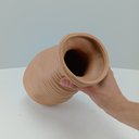 Ver imagem 4 de Vaso Decorativo Enfeite Planta Aparador Cerâmica 23x14x14cm Nude