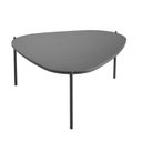 Ver imagem 2 de Mesa de Centro Orgânica Pé Metal Complementos Nero/Preto