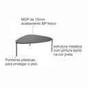 Ver imagem 6 de Mesa de Centro Orgânica Pé Metal Complementos Nero/Preto