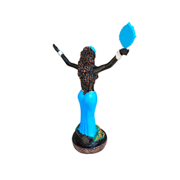 Iemanjá Católica Imagem Orixá Em Resina 28 Cm Axé Loja Mistica Iemanjá Católica 28 cm - 4