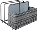 Ver imagem 1 de Takywep Armazenamento de Flutuadores em Rattan Pe com Rodas, 100 Cm X 80 Cm X 76 Cm