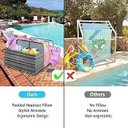 Ver imagem 4 de Takywep Armazenamento de Flutuadores em Rattan Pe com Rodas, 100 Cm X 80 Cm X 76 Cm