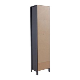 Cristaleira Ditália 1 Porta de Vidro 1 Gaveta E-962 cor:preto - 7