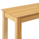 Ver imagem 7 de Mesa Madeira Maciça 4 Lugares com Bancos Mandacaru Yescasa Marrom/Amêndoa