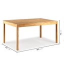 Ver imagem 3 de Mesa de Jantar 6 Lugares Madeira Maciça Mandacaru CabeCasa MadeiraOriginals