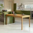 Ver imagem 1 de Mesa de Jantar 6 Lugares Madeira Maciça Mandacaru Yescasa