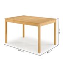 Ver imagem 3 de Mesa de Jantar 4 Lugares Madeira Maciça Mandacaru Yescasa