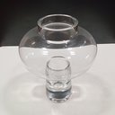 Ver imagem 7 de Vaso Decorativo de Vidro Transparente 20x16x16cm Enfeite Sala Mesa Estante