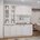 Cozinha Modulada Compacta 4 Peças com Armário Aéreo 2 Portas Vidro Arizona CabeCasa MadeiraMadeira