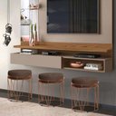 Ver imagem 3 de Puff Babu Bronze Linho Marrocos Metal Móveis