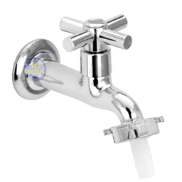 Torneira para Jardim Tanque Alavanca Metal Cromada 1130 C31 Cor: Prateado Del Metais - 1
