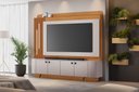 Ver imagem 3 de Home Dominus Ideal para Tv até 65'' com Led e Pés Metálicos:cinamomo / Off