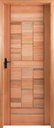 Ver imagem 1 de Kit Porta Pronta Maciça de Eucalipto 214x87x14cm PM96 Abertura Direita Cruzeiro Portas Marrom