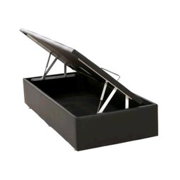 Base Baú Physical Preto Solteiro (88x188x39) - Ortobom - 1