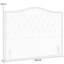 Ver imagem 4 de Cabeceira Cama Box Casal King 195 cm P05 Grécia Linho Creme - Lyam Decor