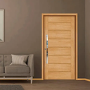 Ver imagem 2 de Porta Pivotante de Madeira Maciça Modelo Bbb 2,44 (a) X 1,08 (l) Tauari Montada