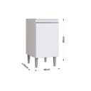 Ver imagem 3 de Balcão Simples 40 em MDP Athena 40cm x 86cm x 54cm. Branco