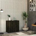 Ver imagem 2 de Armário Baixo com 02 Portas 75x80x42cm Wlab80 Carvalho Dark Preto