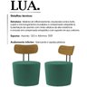 Kit 2 Poltronas Decorativas Lua Veludo SL 946 Moll - 3