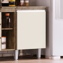 Ver imagem 1 de Balcão para Cozinha 40cm 1 Porta Athena Móveis Marrom/Itaúba/Off White