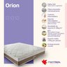 Colchão Casal  Orion Molas Ensacadas Linha 28X 188X 138 cm Branco/Tabaco - 3