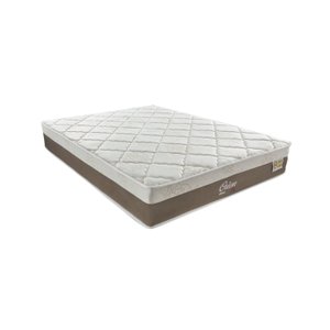 Colchão Casal Orion Molas Ensacadas Linha 28X 188X 138cm Branco/Tabaco Montreal