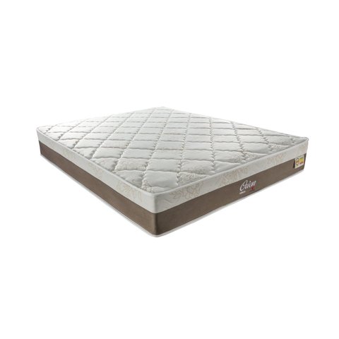 Colchão Queen Orion Molas Ensacadas Linha 28x 198x 158cm Branco/Tabaco Montreal