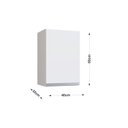 Ver imagem 3 de Aéreo para Cozinha Simples 40 em MDP Athena 40cm x 60cm 32cm. Branco