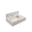 Ver imagem 3 de Bancada em Porcelanato para Banheiro 60cm Pró com Cuba Esculpida 