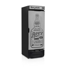 Cervejeira 570 Litros Frost Free Porta Cega GRB-57 GW PR Gelopar Preta 220V - 1