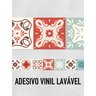 Faixa Decorativa Adesiva (autocolante) - Azulejos Hidráulicos 1 - 2