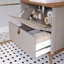 Ver imagem 4 de Gabinete para Banheiro com Cuba Mily Espresso Móveis Bege/Cappuccino