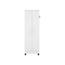 Ver imagem 1 de Armário Multiuso Slim 2 Portas C/ Suporte Branco - Bela Móveis