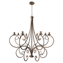 Ver imagem 6 de Lustre Provençal com Cúpulas Rústicas de Algodão p/ Casa Alto Padrão - Dourado