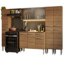 Ver imagem 3 de Armário de Cozinha Completa 261cm Rustic Emilly Madesa 06