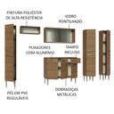 Ver imagem 5 de Armário de Cozinha Completa 261cm Rustic Emilly Madesa 06