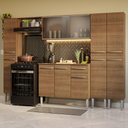 Ver imagem 1 de Armário de Cozinha Completa 261cm Rustic Emilly Madesa 06