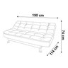 Sofá Cama 3 Lugares Premium Sofá Premium - 6