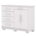 Ver imagem 4 de Comoda Sapateira 5g 2p 122 Cm Siri 20019 Branco Vlr