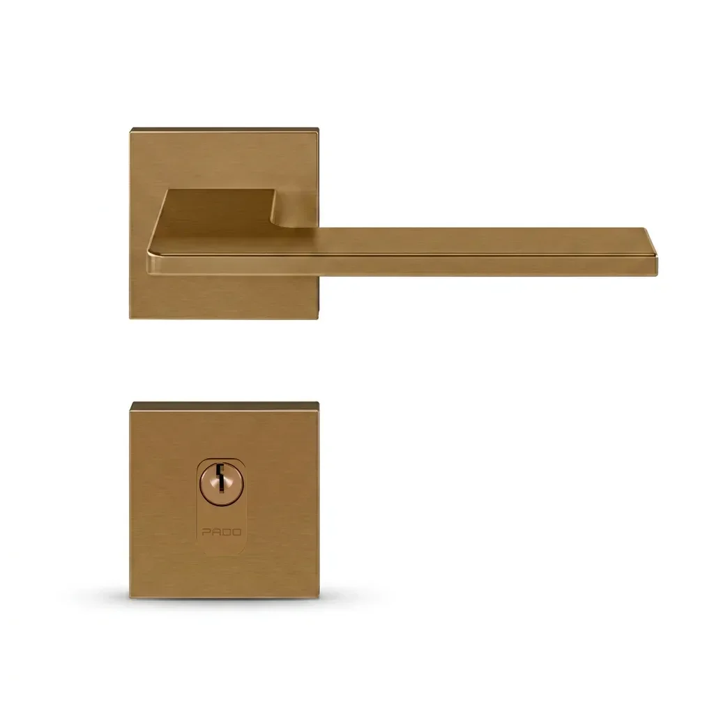 Ver imagem 2 de Fechadura Sara Red Gold Escovado Externa