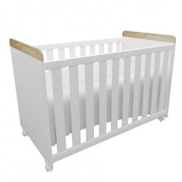 Quarto de Bebê com Berço 3 em 1 Roupeiro 3 Portas 2 Gavetas Cômoda 4 Gavetas Portugal Móveis Bonatto - 4